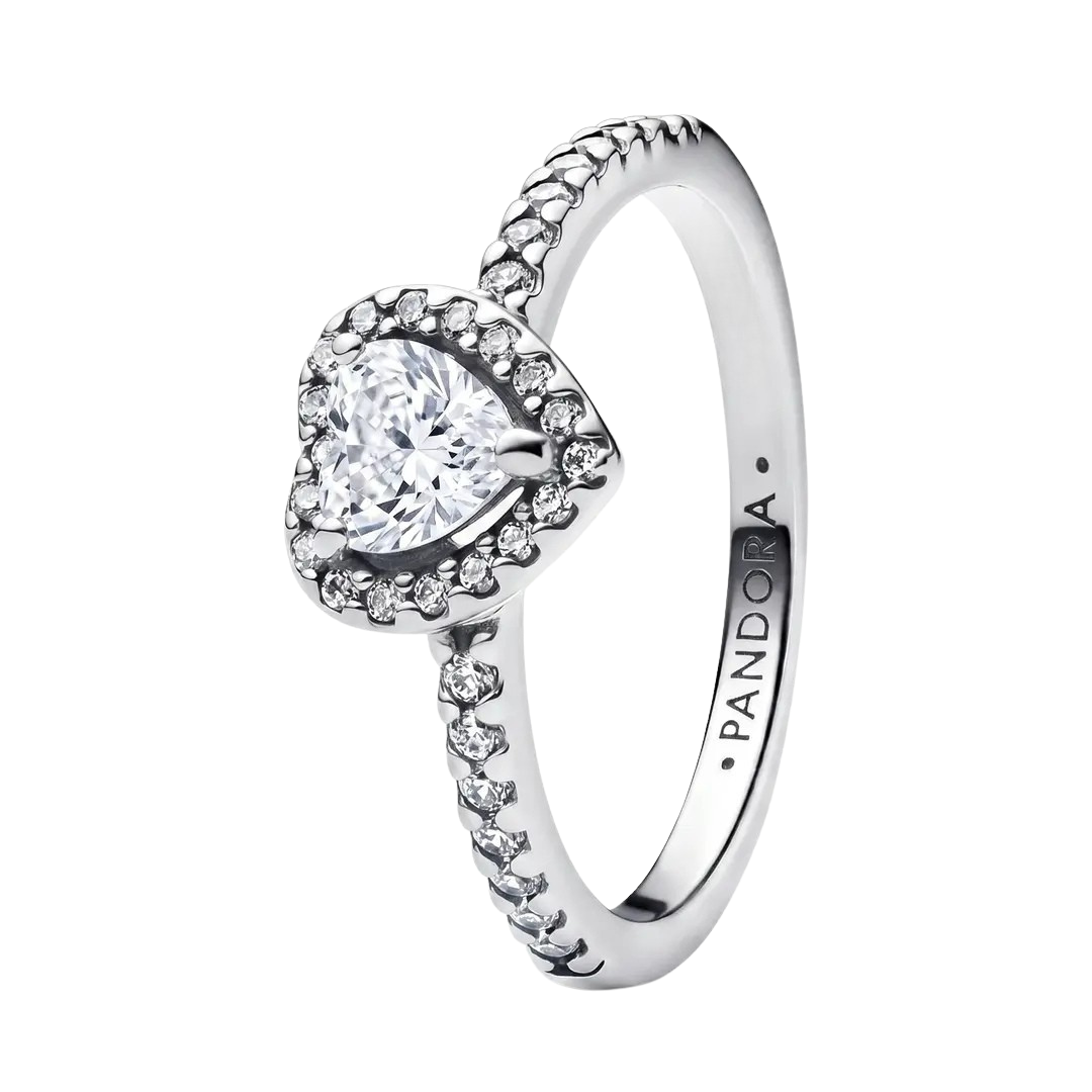 Anillo de Promesa Ajustable 💗| Baño en Oro Blanco + Caja Gratis ✨