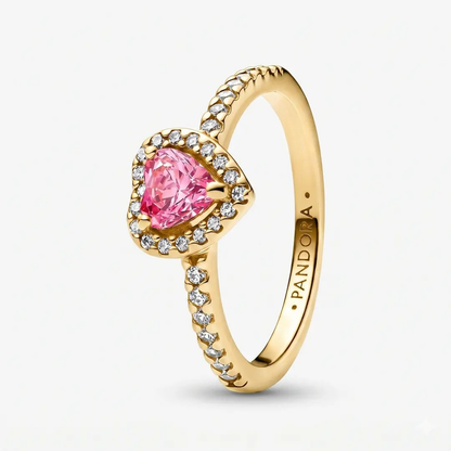 Anillo de Promesa Ajustable 💗| Baño en Oro Blanco + Caja Gratis ✨